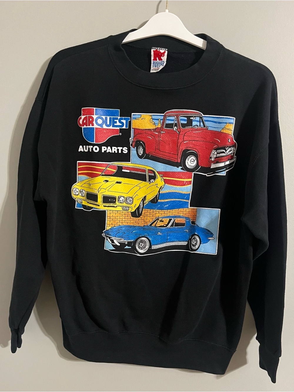 Vintage CarQuest Auto Parts Crewneck  Sweatshirt